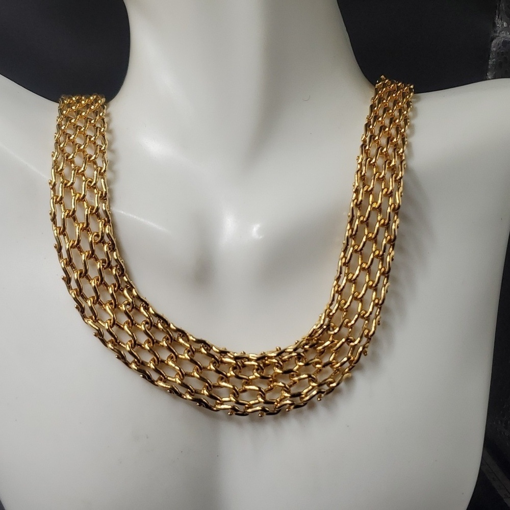 Choker N3535 estate tracks‎ necklace stunning